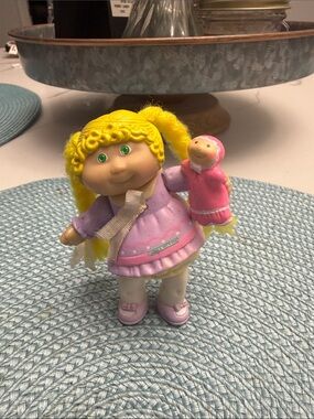 Pink Cabbage Patch Kids Doll with Matching Pink Puppet